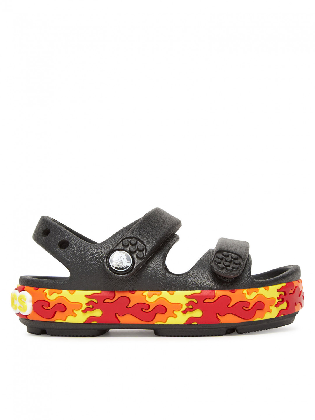 Crocs Sandály Toddler Crocband Cruiser Flames 211269 Černá